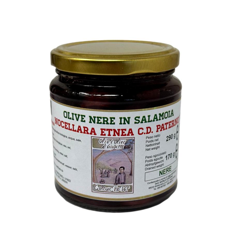 Olive Nere in Salamoia - 290 gr